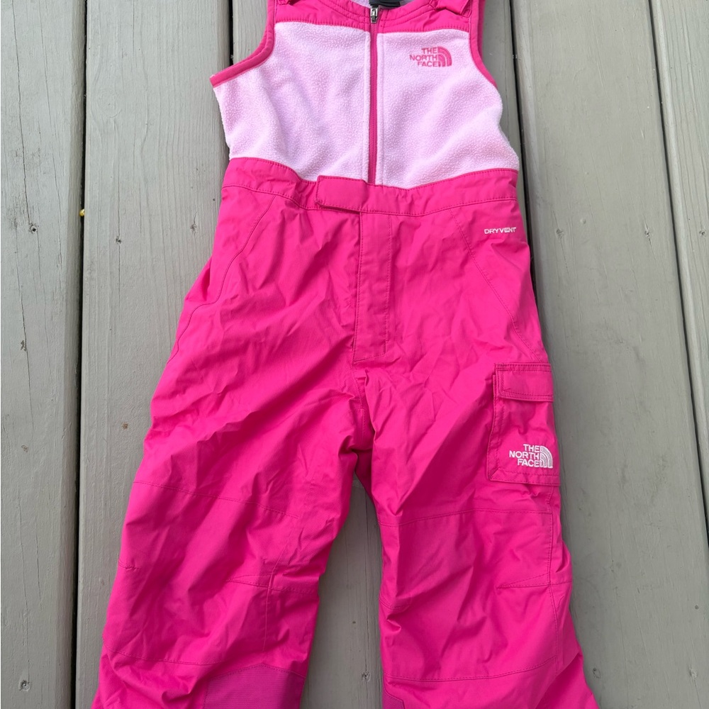 The North Face Fuchsia Snow Bib